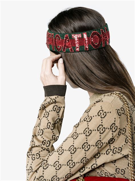 red and green gucci head wrap|Gucci headband tiktok.